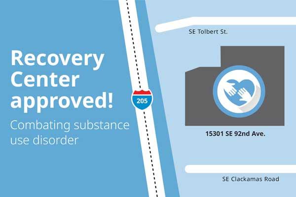 Recovery Center approved and map of location